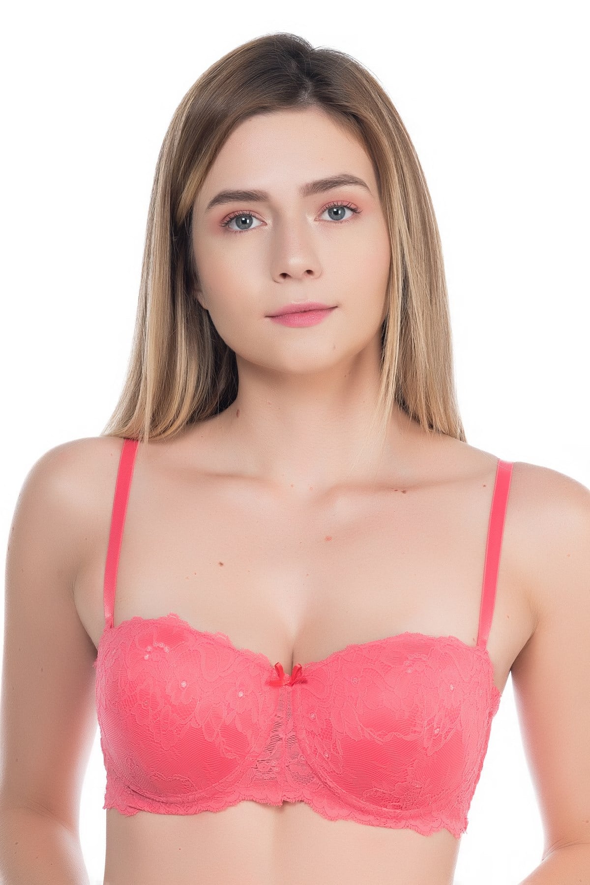 Camasircity 7025 Straplez Dolgulu Sütyen Fuşya