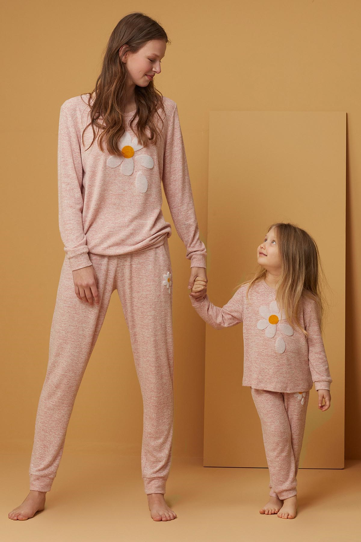 Catherines Çocuk T-Shirt Pantolon Pijama Takımı 1543 Pembe