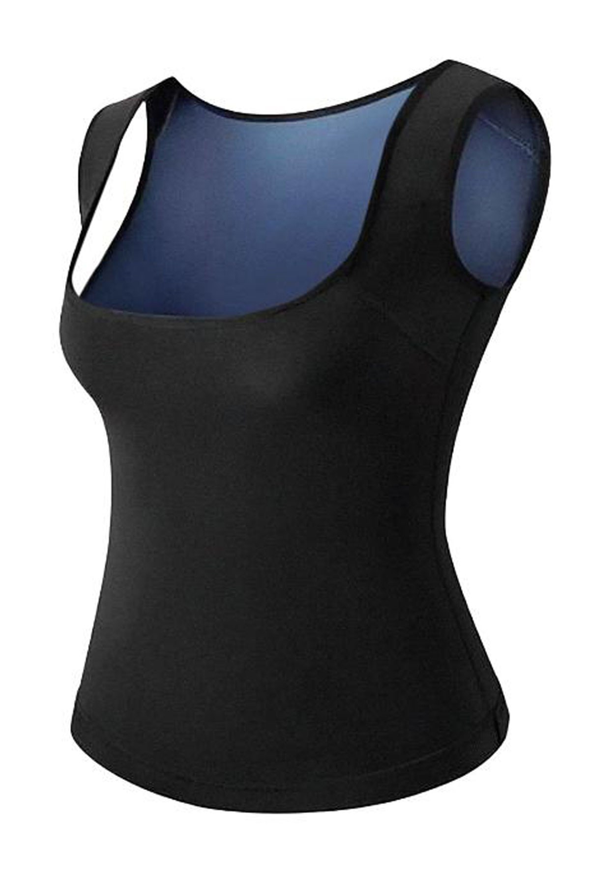 C&City 25602 Kadın Sauna Atlet Siyah