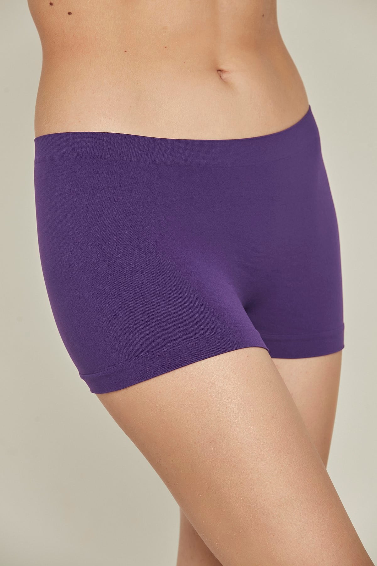 C&City 3000 Dikişsiz Boxer Mor