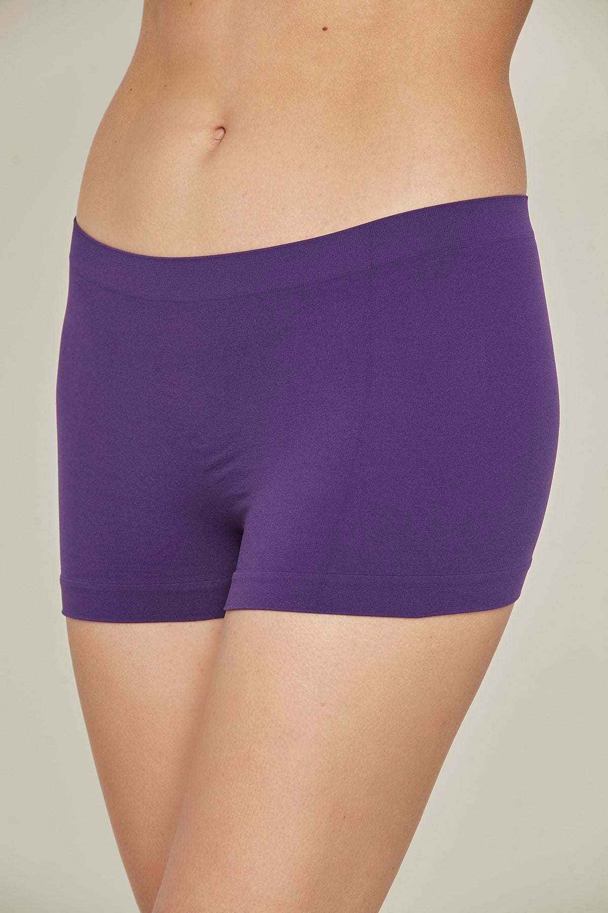 C&City 3000 Dikişsiz Boxer Mor