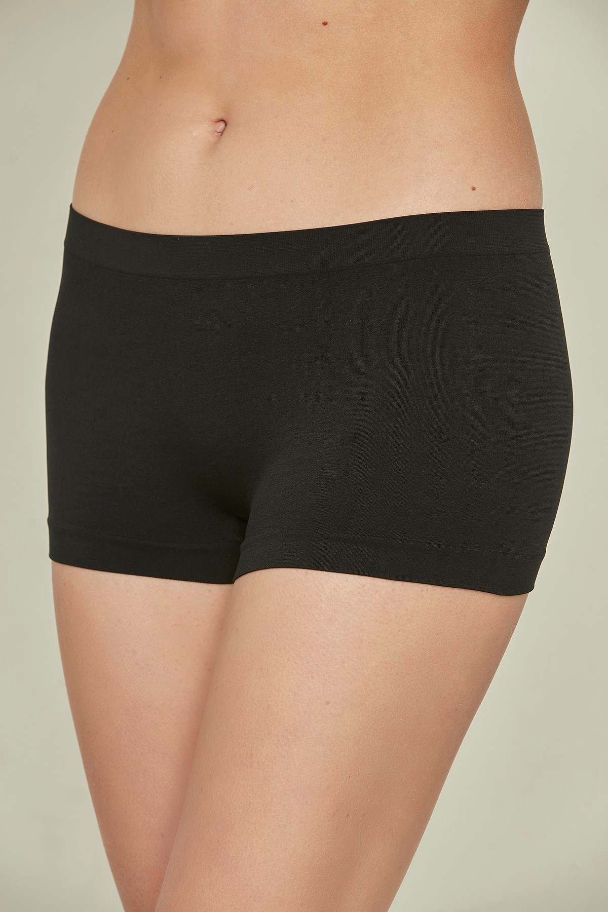 C&City 3000 Dikişsiz Boxer Siyah