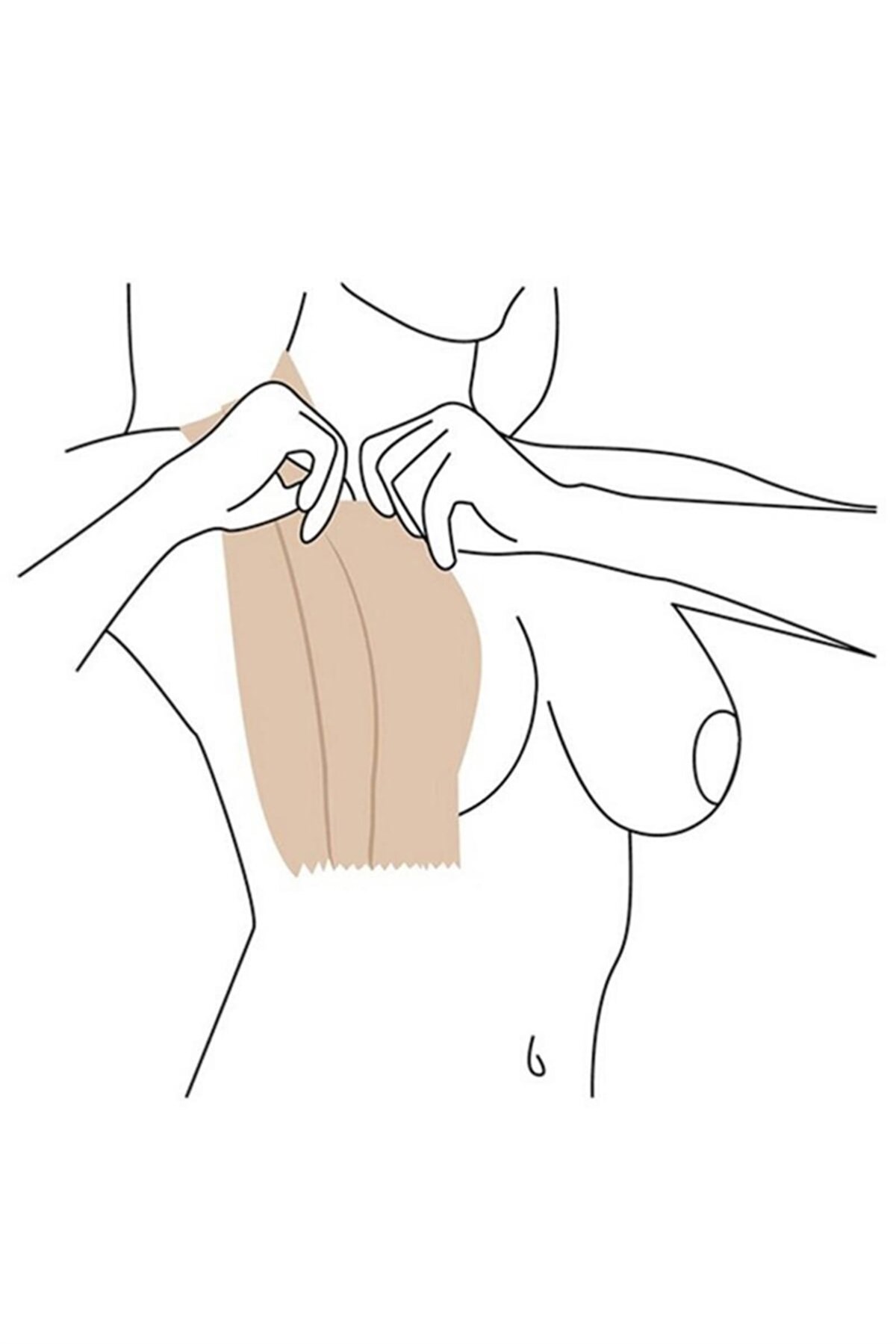 C&City 3'lü Paket Göğüs Dikleştirici Ve Şekillendirici Bant Ten