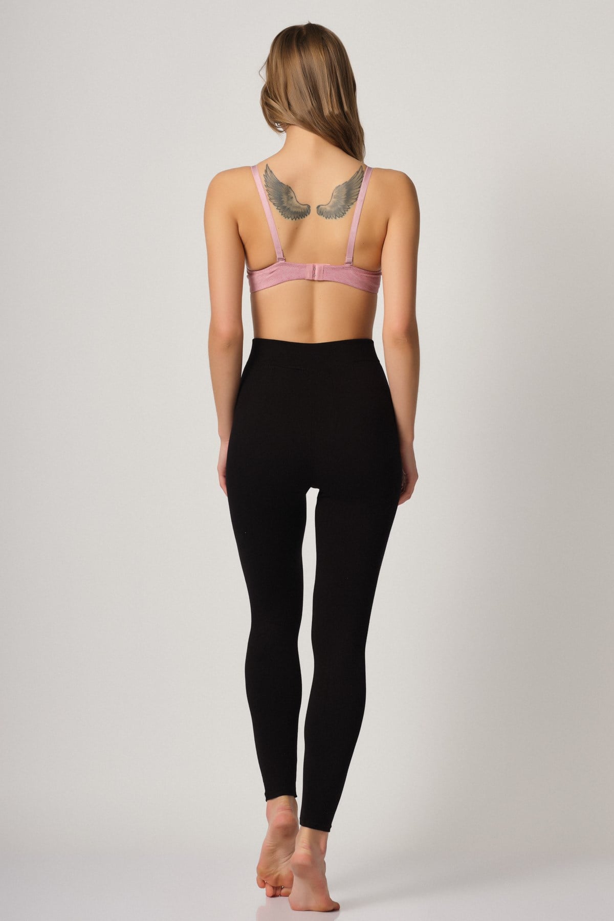 C&City 4001 Kadın Basic Tayt Siyah