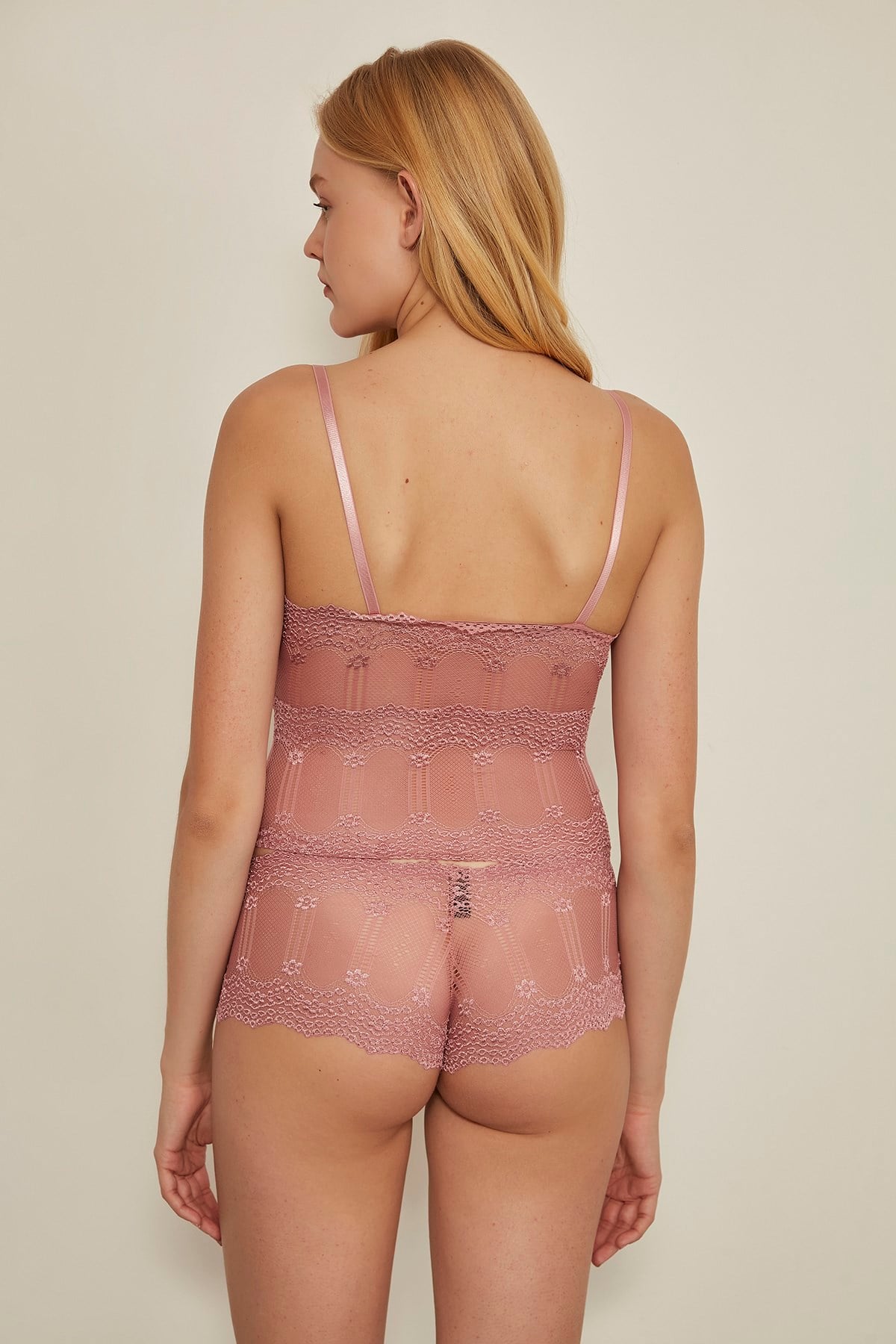 C&City 7122 Kadın Kaplı Bralet Takım Gül Kurusu
