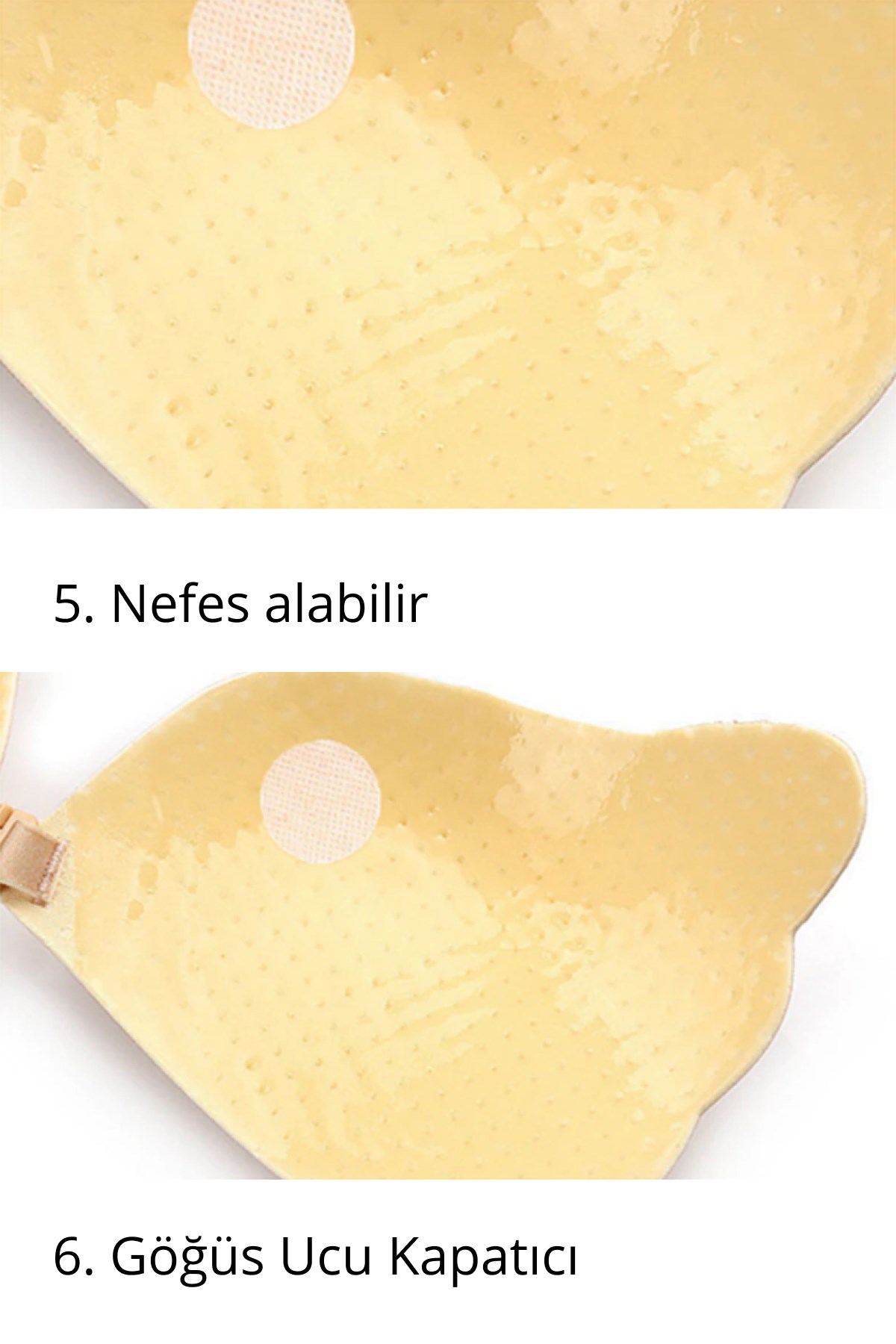 C&City 7231 Dolgunlaştırıcı ve Toparlayıcı Önden Kopçalı Sütyen Ten