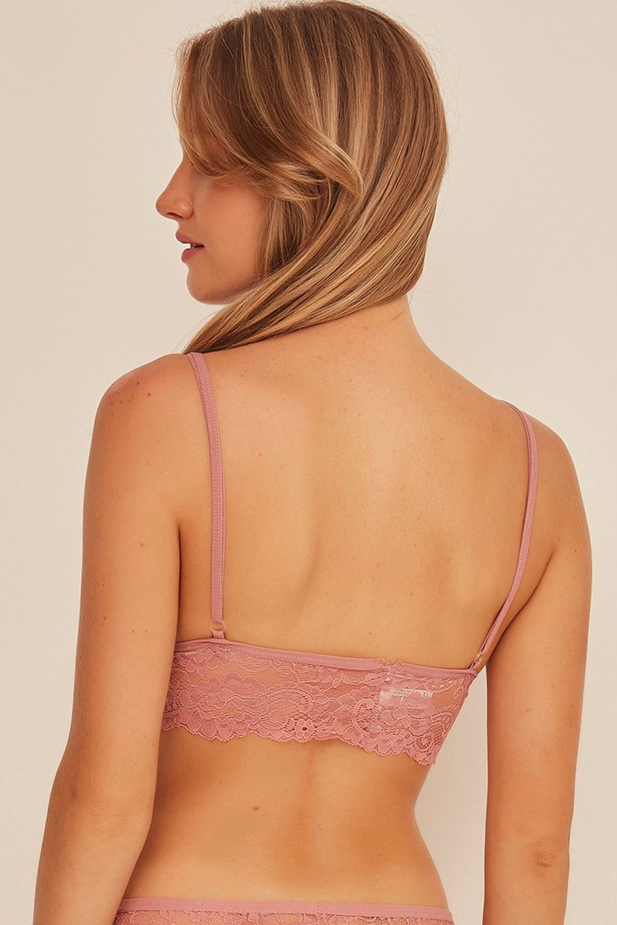C&City 7501 Kadın Bralet Sütyen Gül Kurusu
