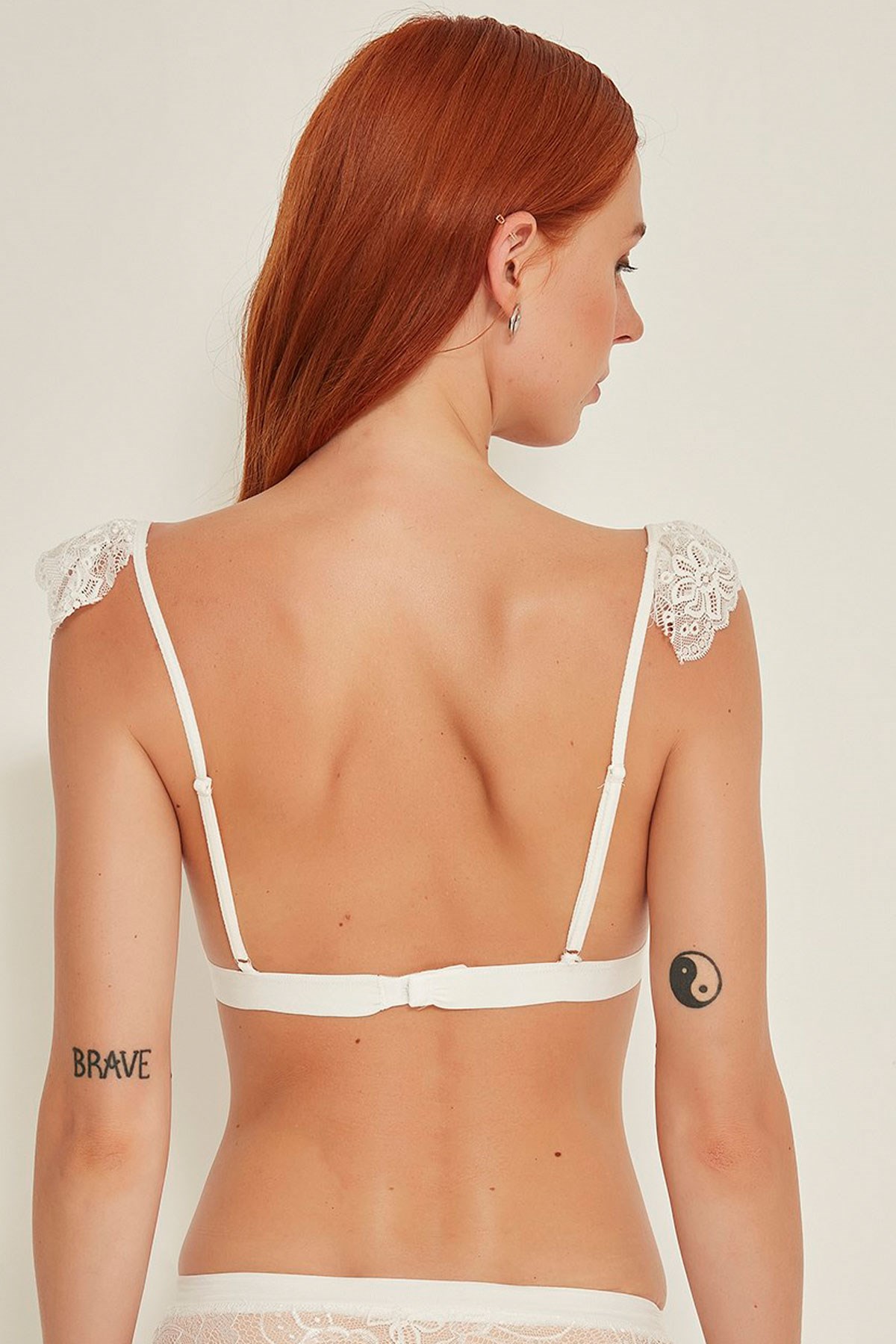 C&City 7502 Kadın Bralet Sütyen Ekru