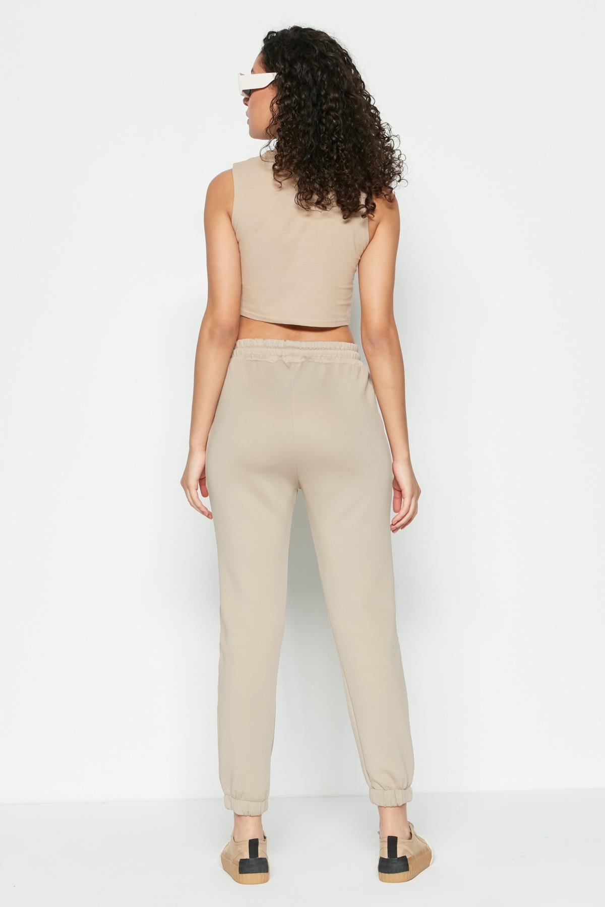 C&City Basic Jogger Eşofman Altı 802 Taş
