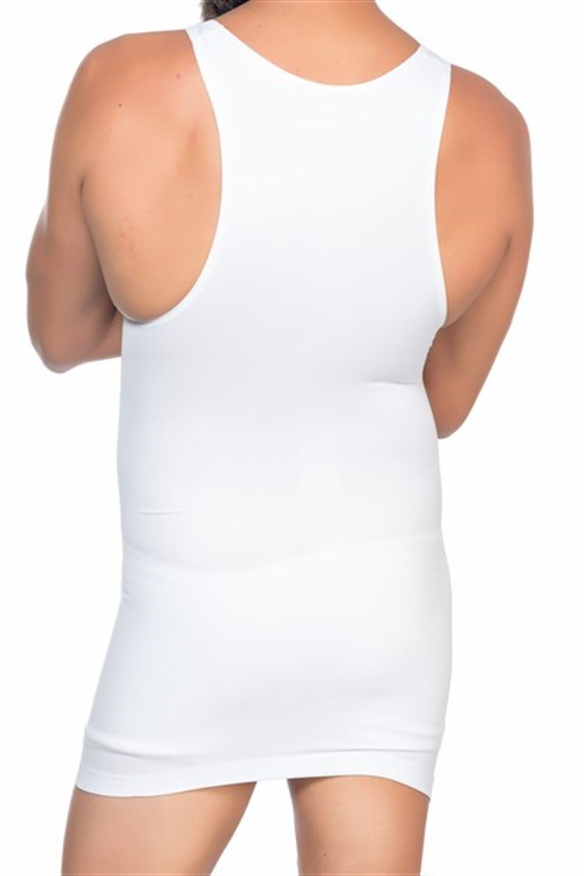 C&City C11002 Erkek Atlet Korse Beyaz