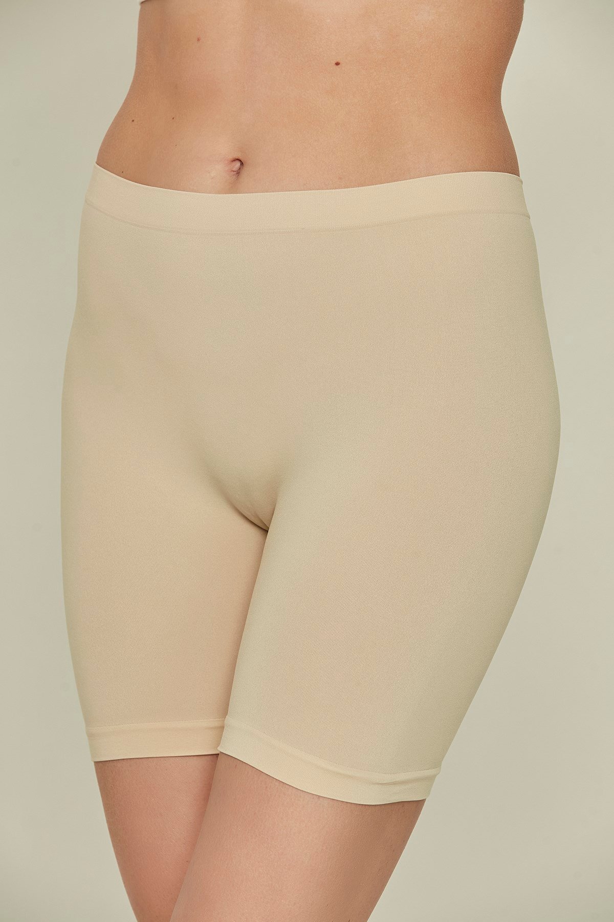 C&City C30031 Kadın Uzun Paçalı Boxer Ten