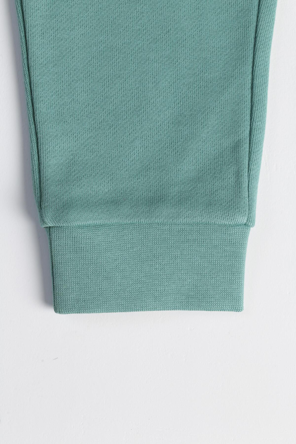 C&City Çocuk Manşetli Paça Eşofman Altı Yeşil