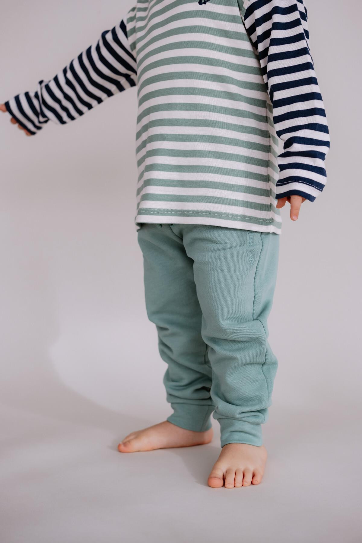 C&City Çocuk Manşetli Paça Eşofman Altı Yeşil