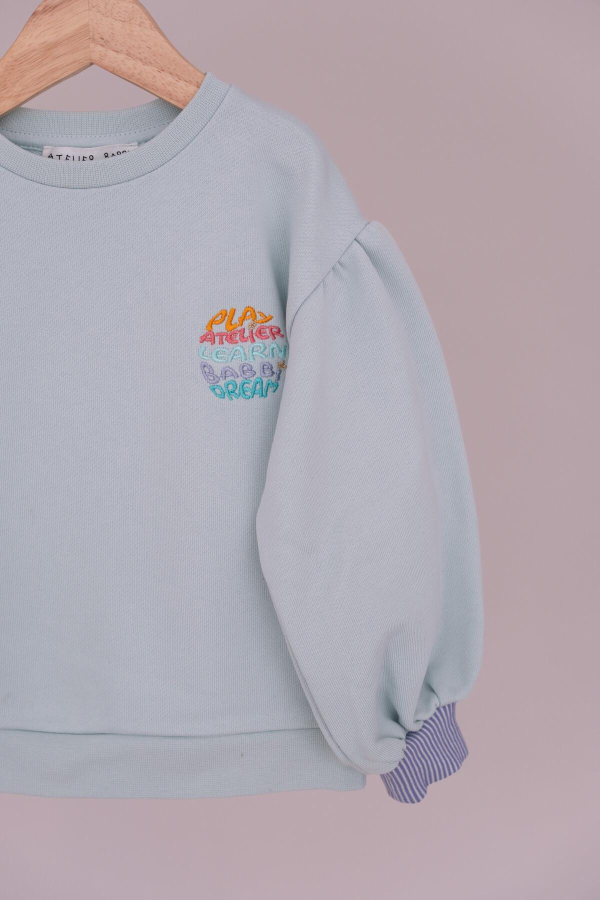 C&City Çocuk Uzun Eşofman Takım Mint/Lila