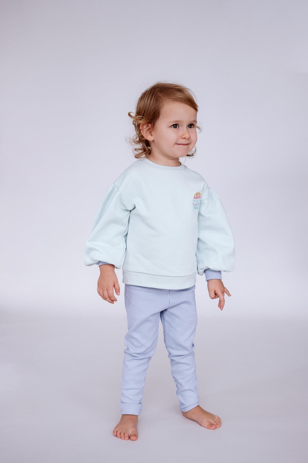 C&City Çocuk Uzun Eşofman Takım Mint/Lila