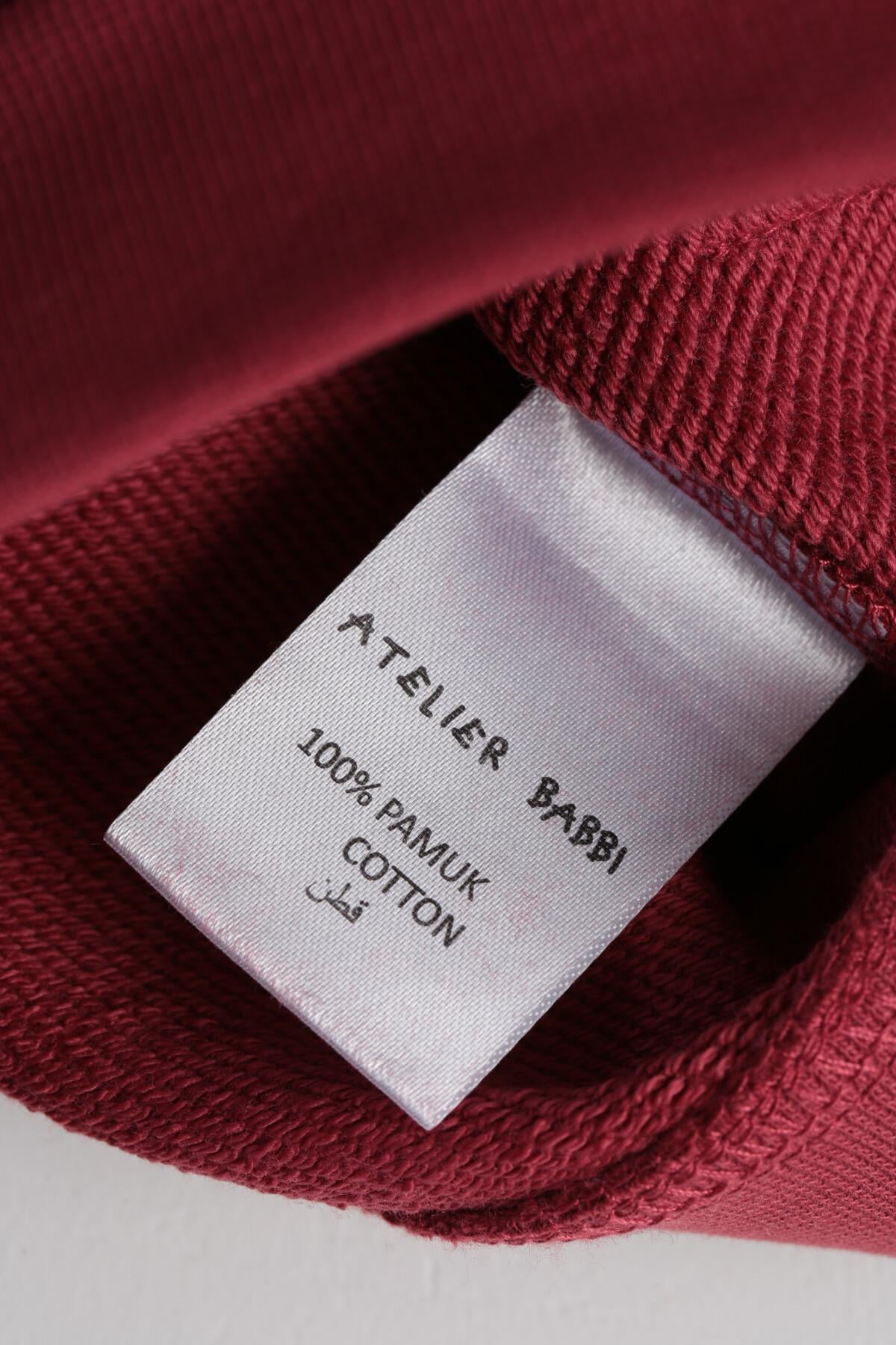 C&City Çocuk Uzun Kol Kapüşonlu Sweatshirt Bordo