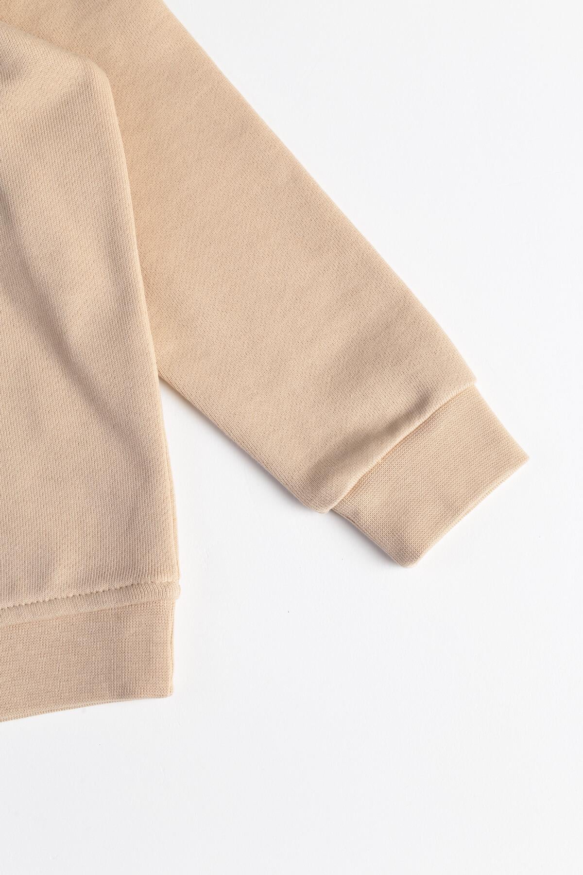 C&City Çocuk Uzun Kol Sweatshirt Bej