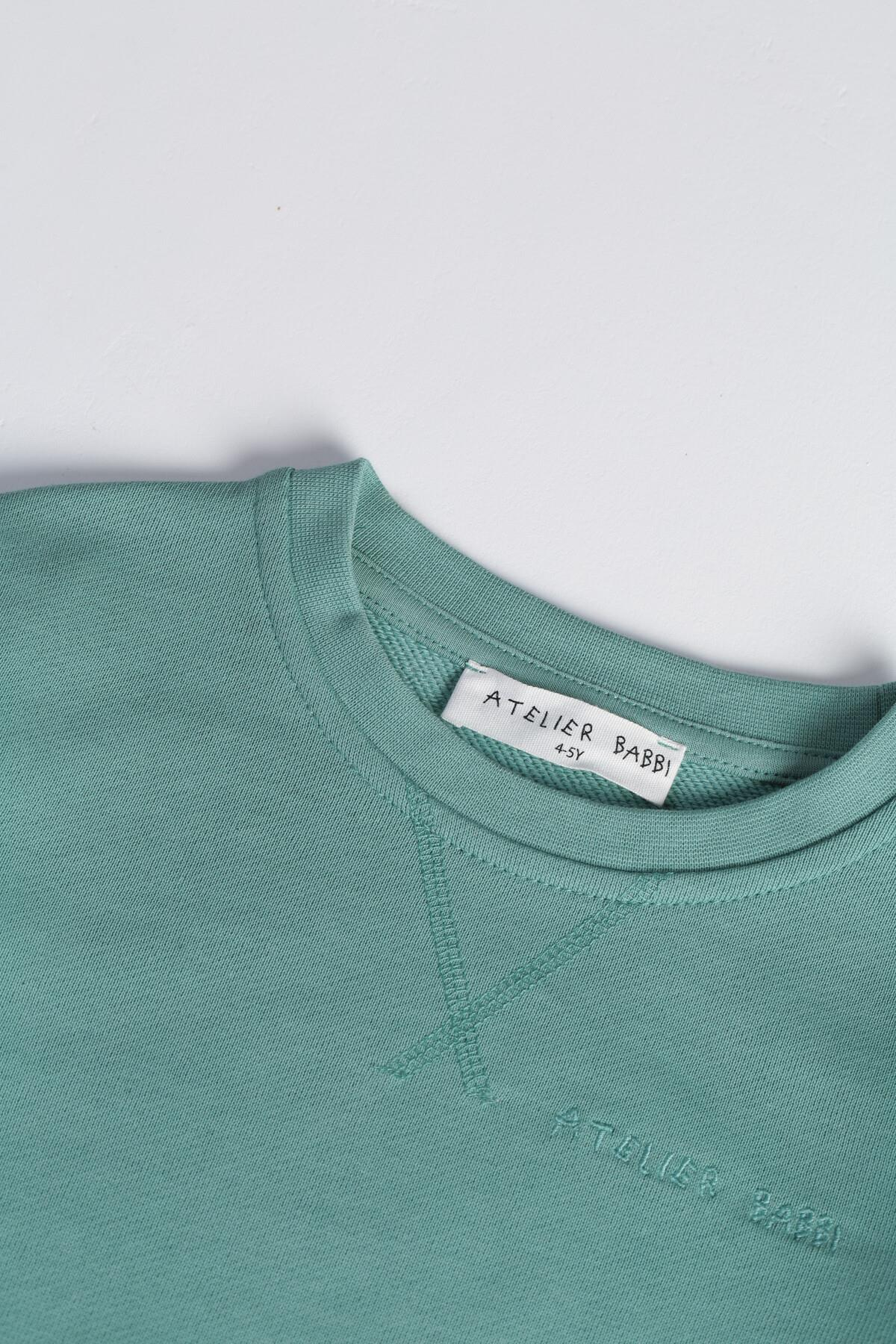 C&City Çocuk Uzun Kol Sweatshirt Yeşil
