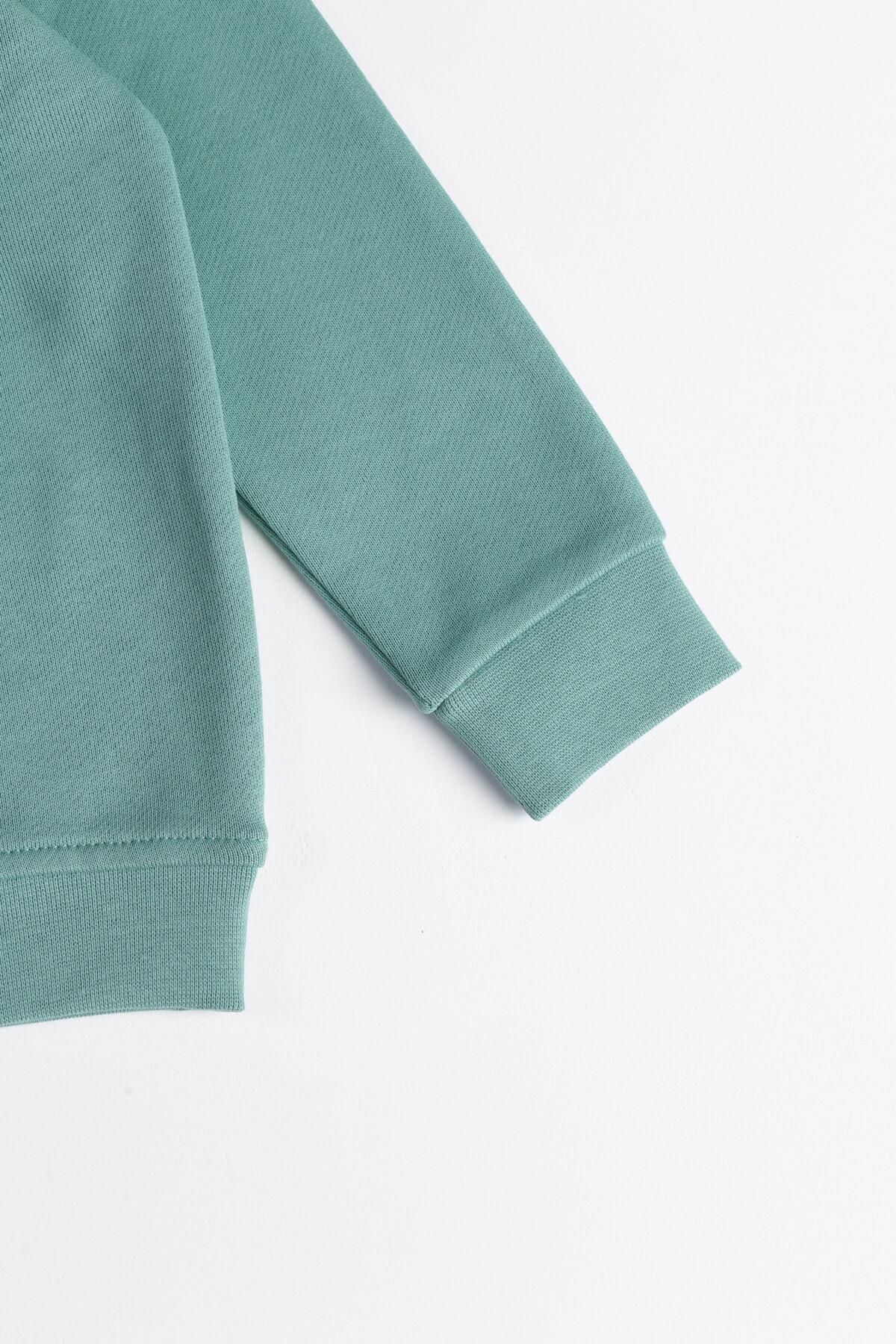 C&City Çocuk Uzun Kol Sweatshirt Yeşil