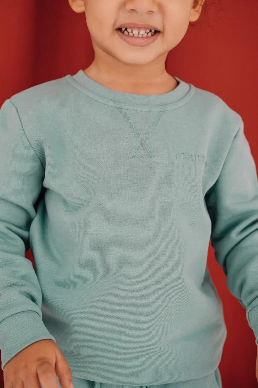 C&City Çocuk Uzun Kol Sweatshirt Yeşil