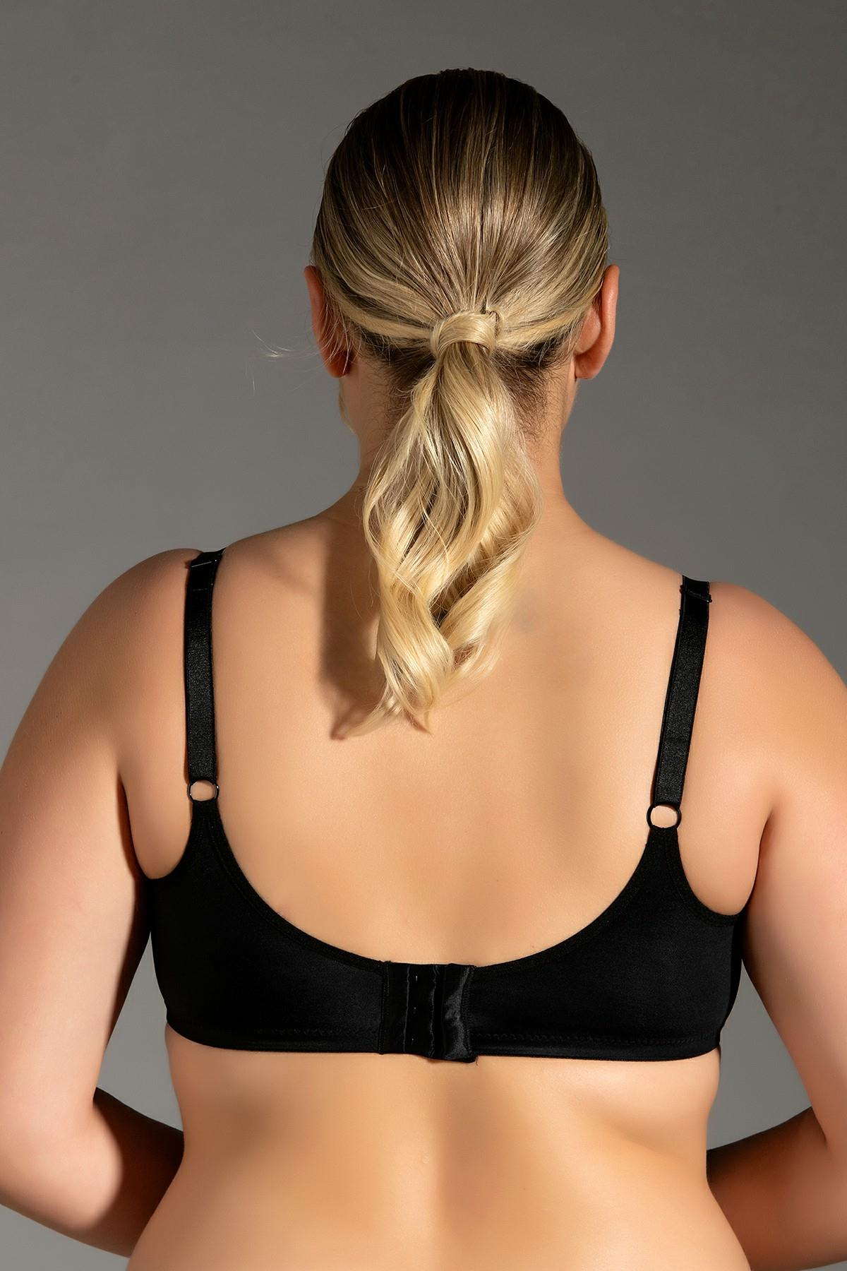 C&City Dantelli Minimizer Sütyen C12301 Siyah