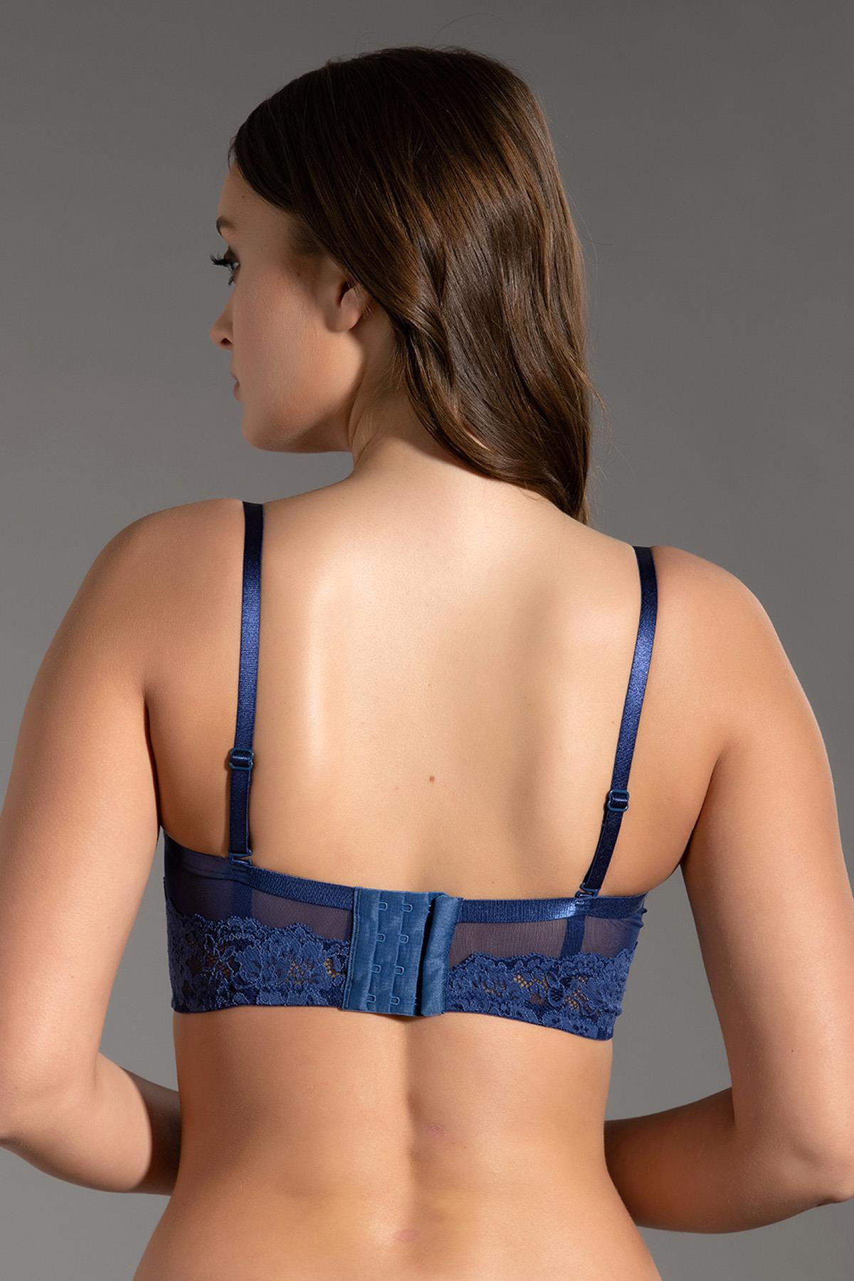 C&City Destekli Straplez Büstiyer C15120 İndigo