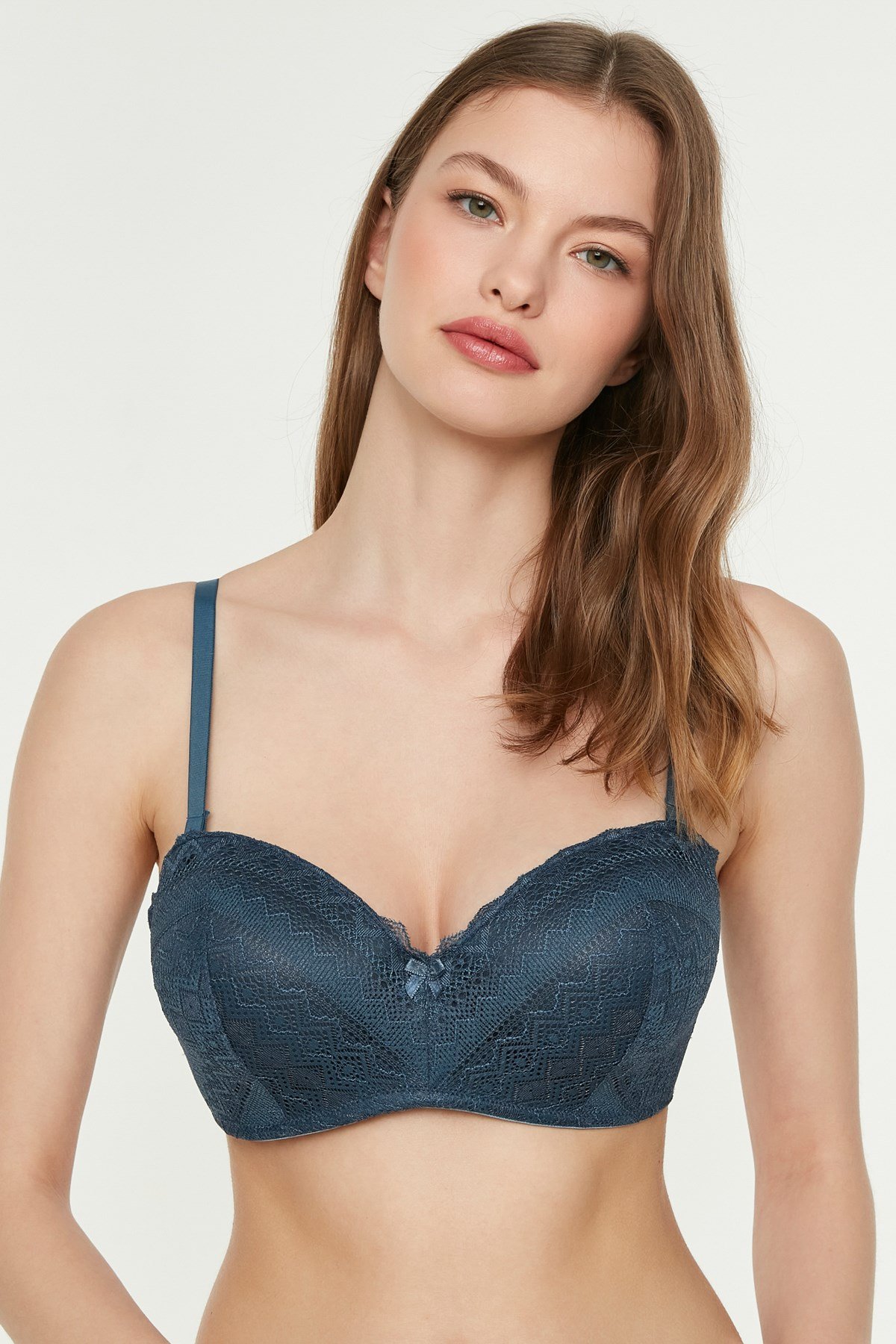 C&City Desteksiz Sütyen 3002 lacivert