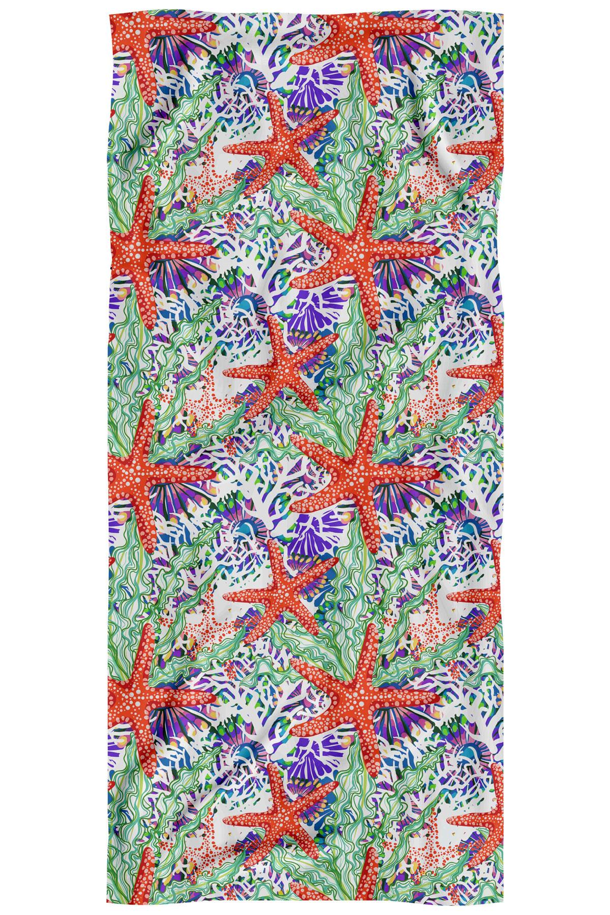 C&City Dijital Baskılı Plaj Havlusu C12022-1 K-52