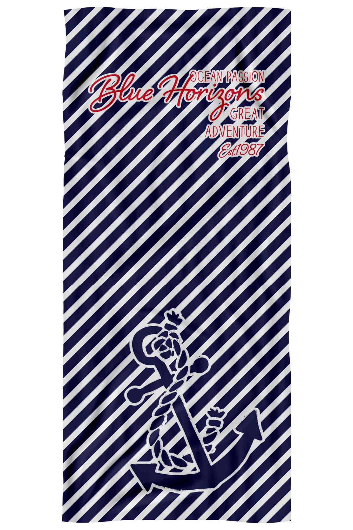 C&City Dijital Baskılı Plaj Havlusu C12022-1 K-59