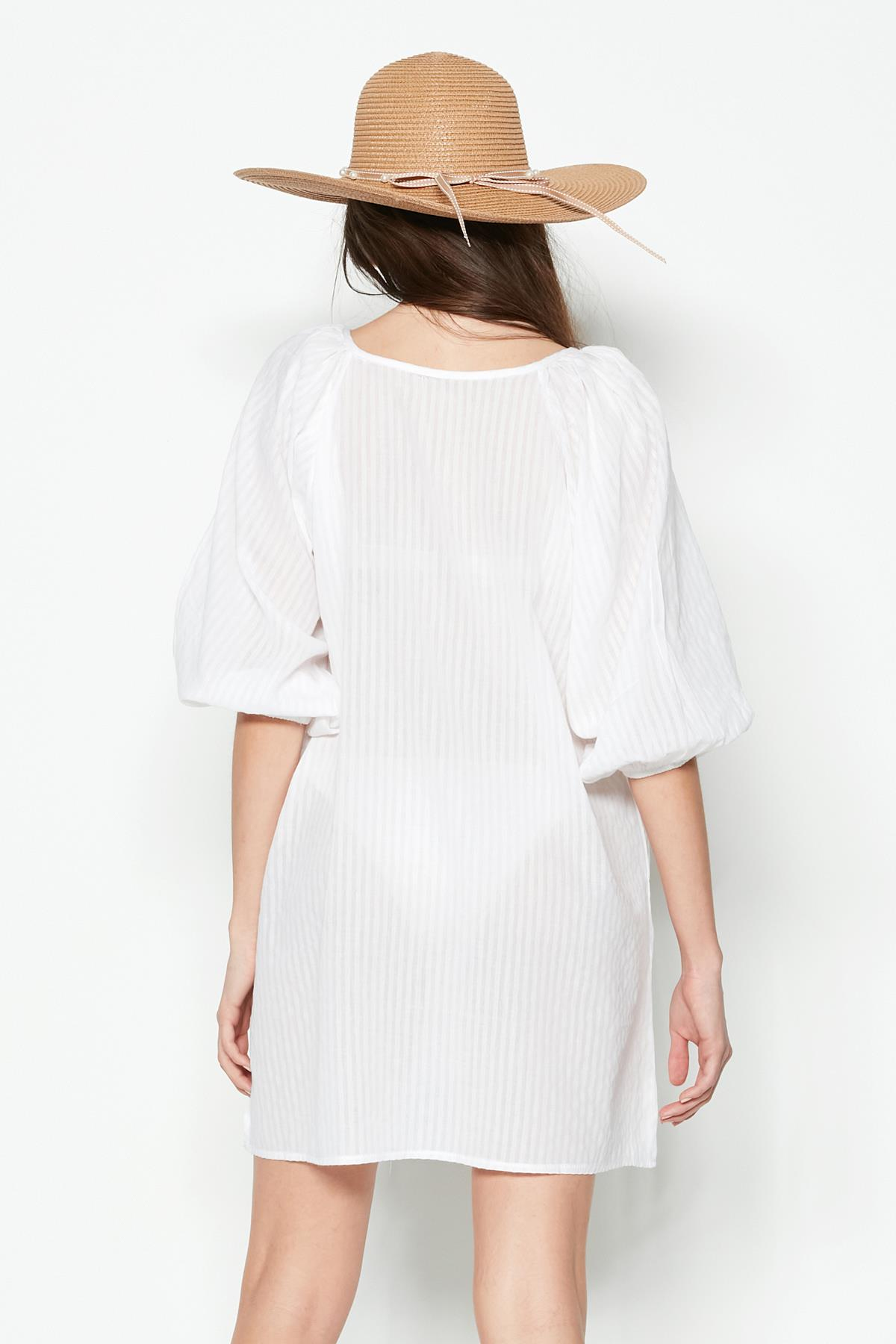 C&City Elbise Pareo 2327 Beyaz