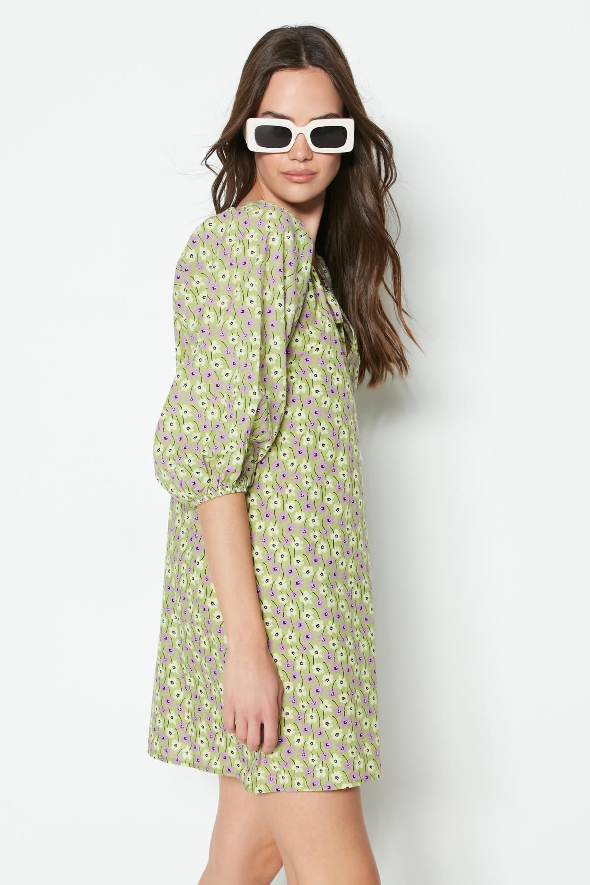 C&City Elbise Pareo 2327 Yeşil