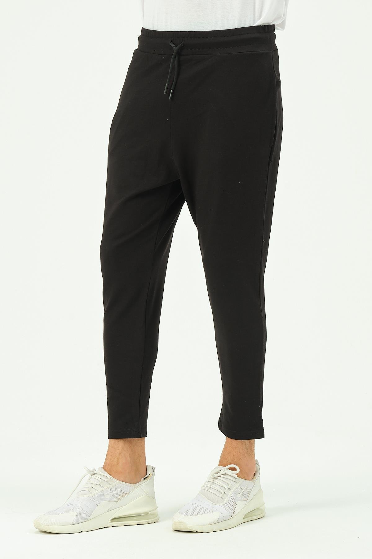 C&City Erkek Bol Kesim Düz Paça Eşofman Altı 785 Siyah