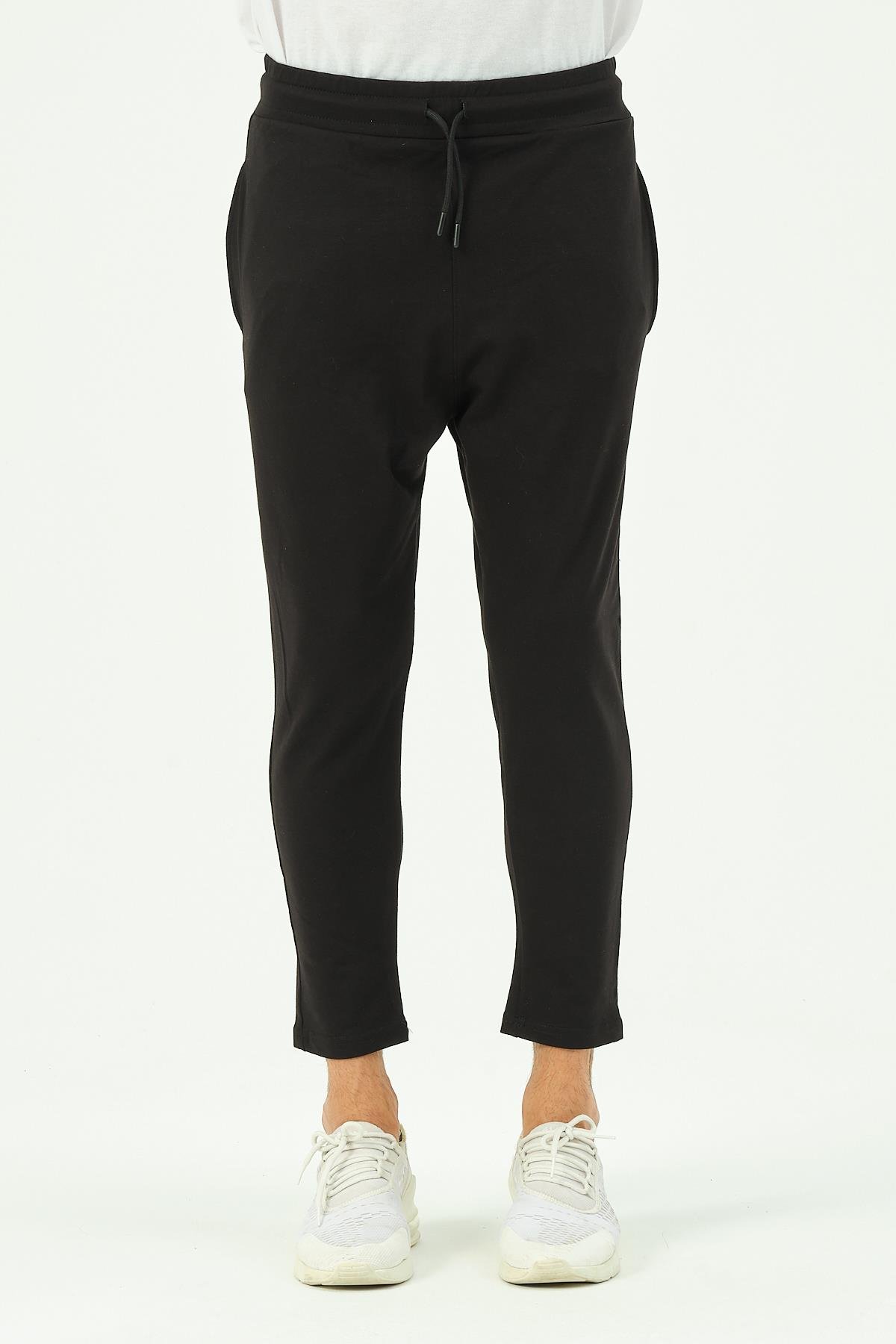 C&City Erkek Bol Kesim Düz Paça Eşofman Altı 785 Siyah