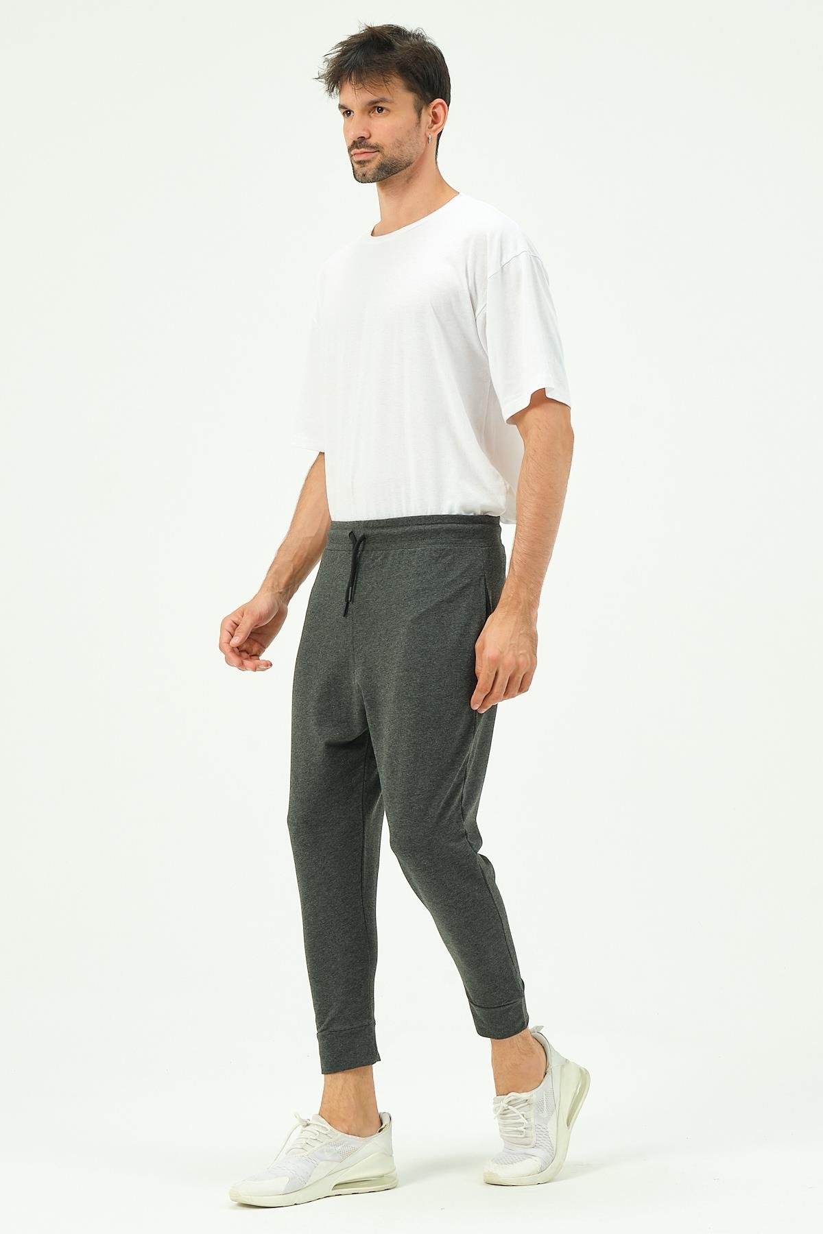 C&City Erkek Bol Kesim Eşofman Altı 784 Antrasit