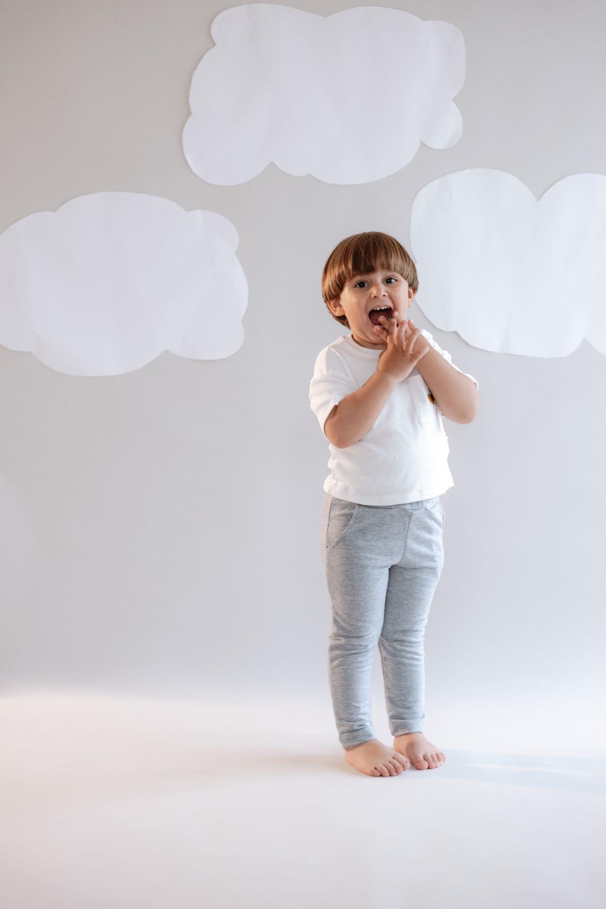 C&City Erkek Çocuk Düz Paça Eşofman Altı 762 Gri