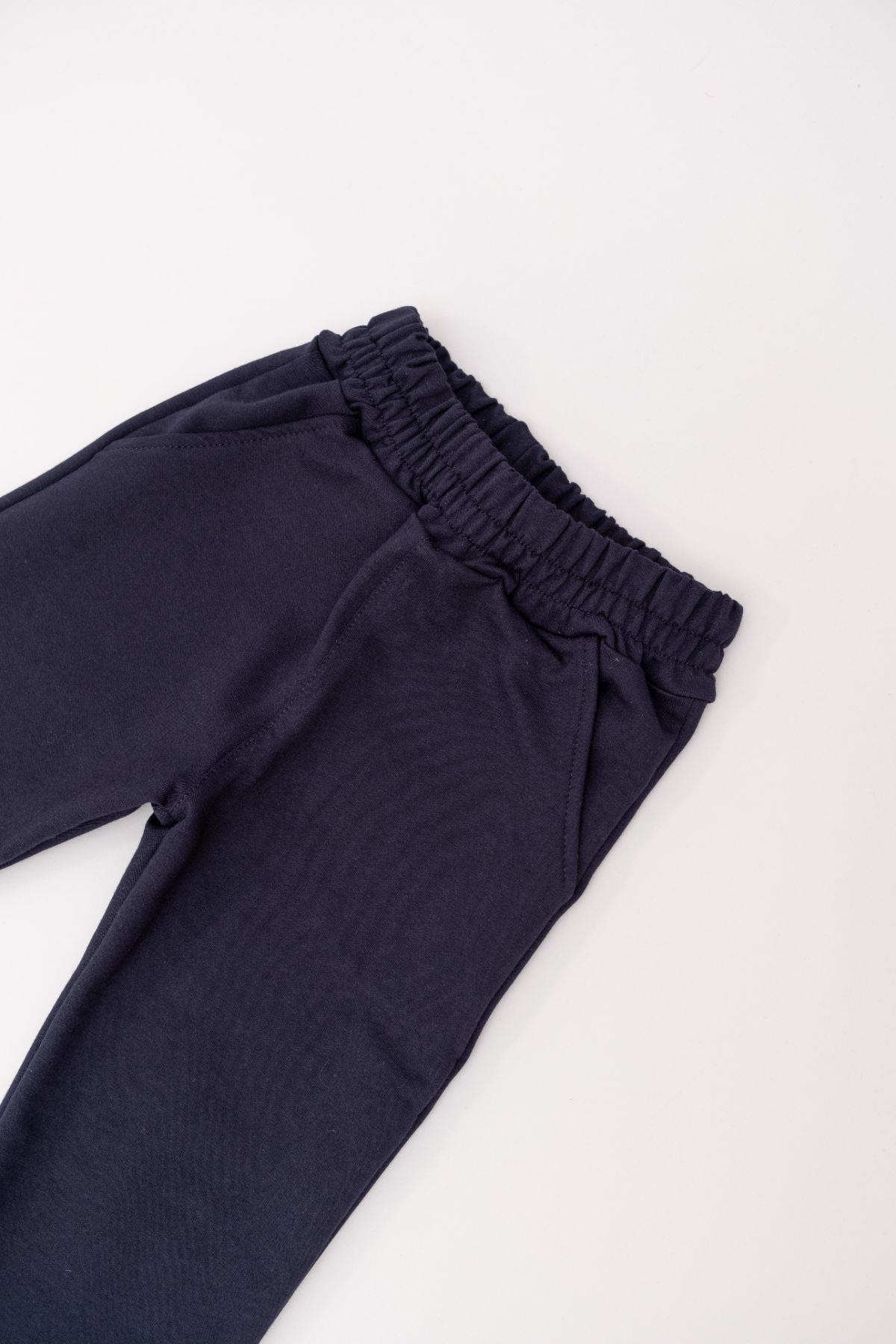 C&City Erkek Çocuk Düz Paça Eşofman Altı 762 Lacivert