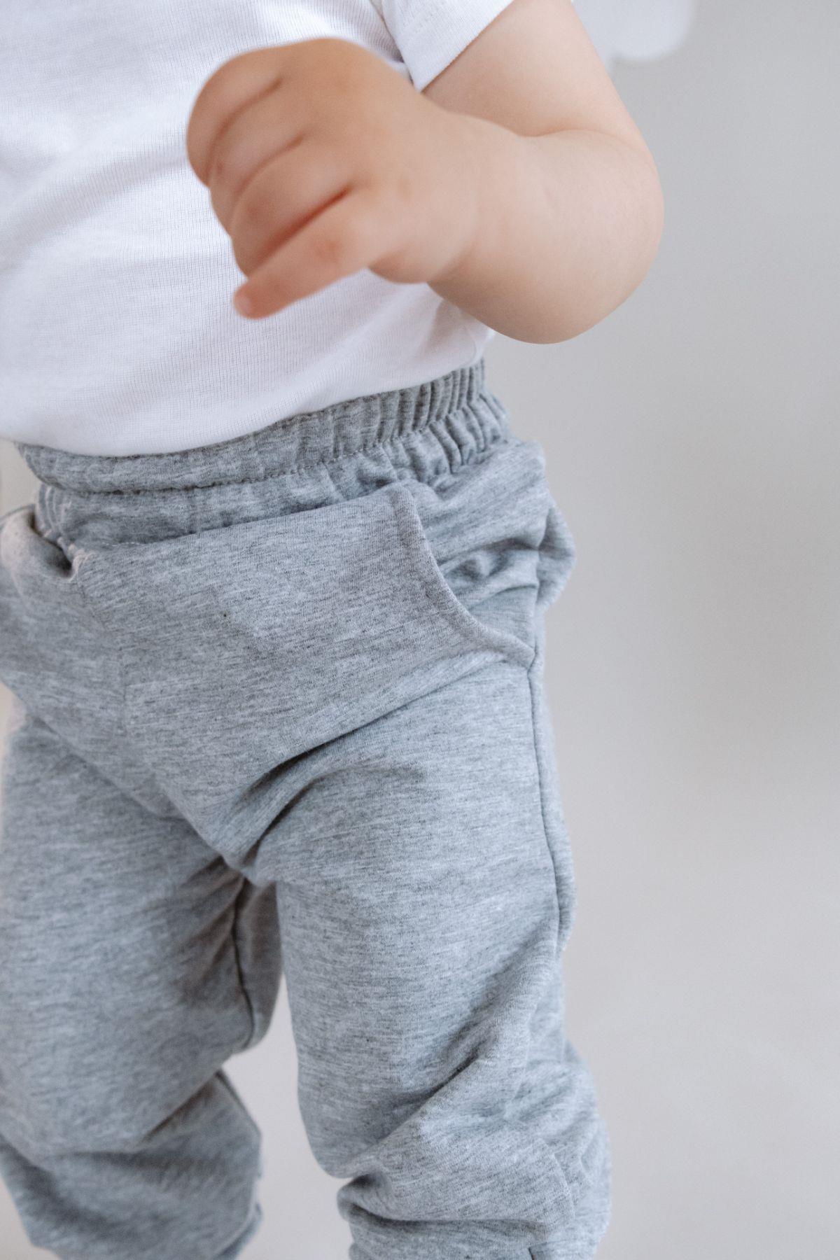 C&City Erkek Çocuk Lastikli Paça Eşofman Altı 763 Gri