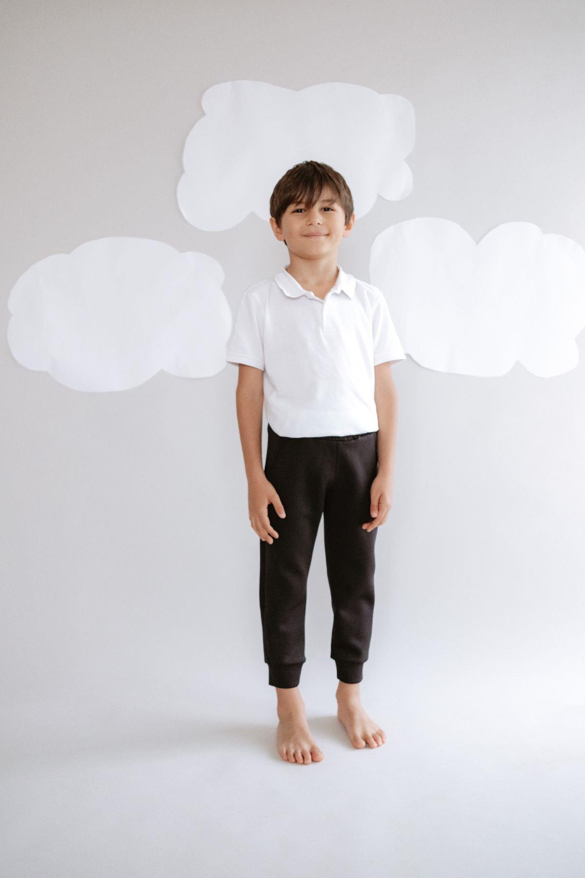 C&City Erkek Çocuk Manşetli Paça Eşofman Altı 873 Siyah