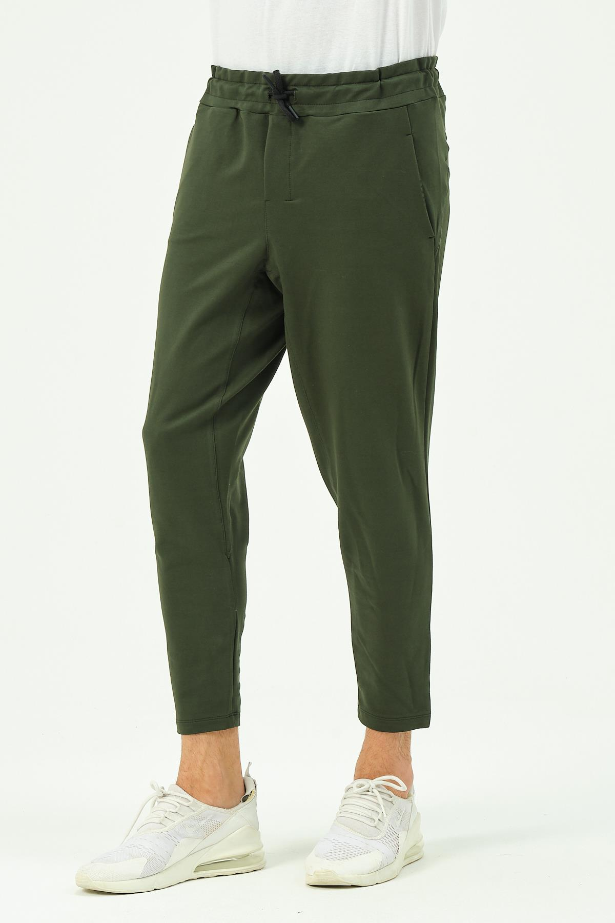 C&City Erkek Düz Paça Arka Cepli Eşofman Altı 783 Haki