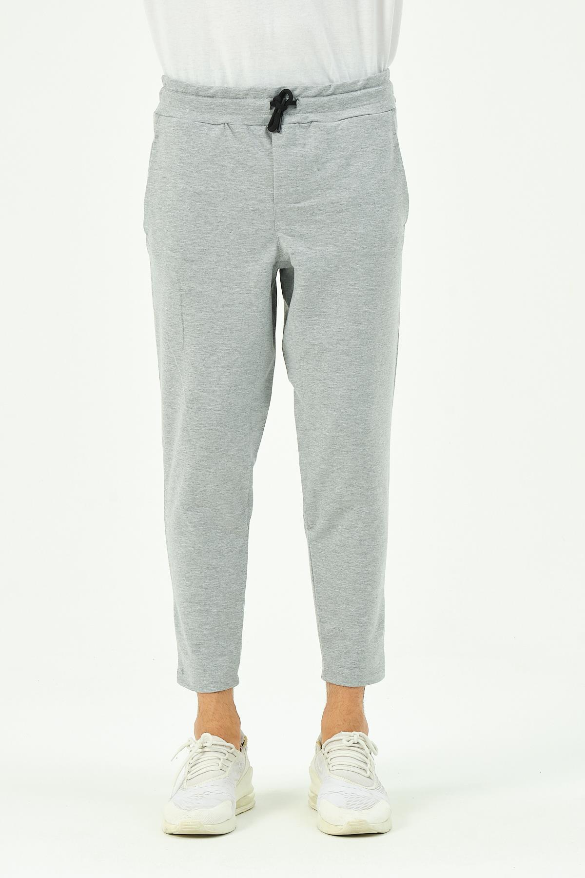 C&City Erkek Düz Paça Arka Cepli Eşofman Altı 783 Gri