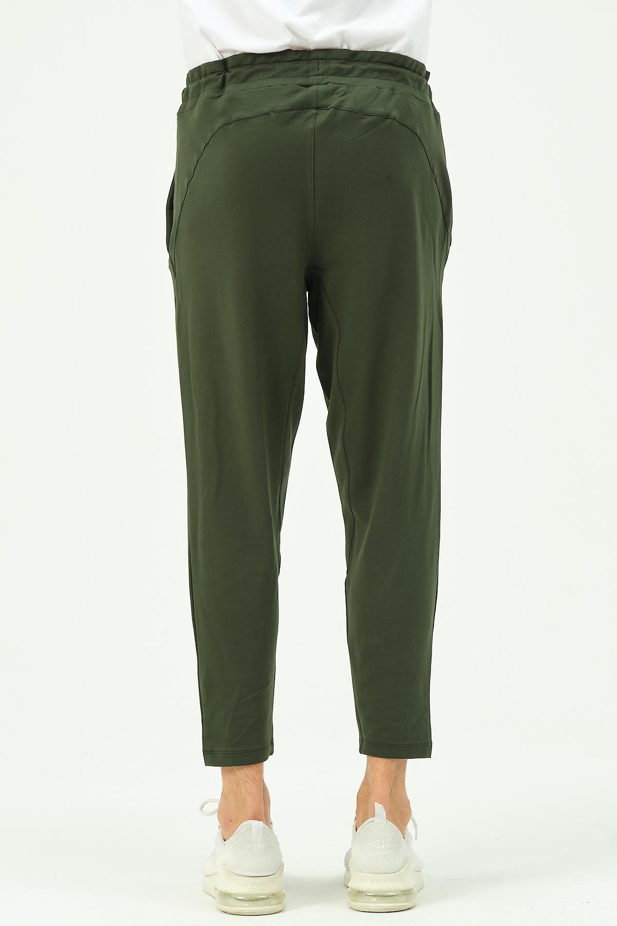 C&City Erkek Düz Paça Arka Cepli Eşofman Altı 783 Haki