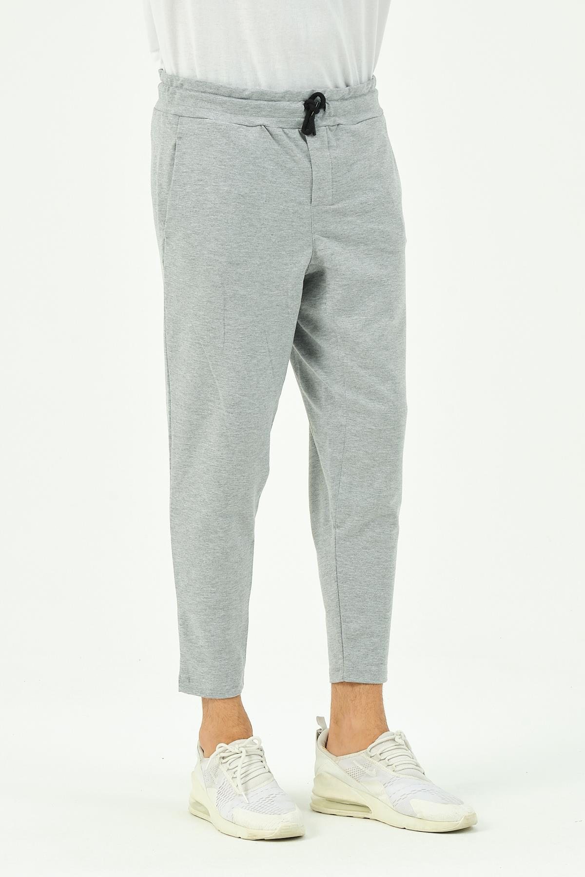 C&City Erkek Düz Paça Arka Cepli Eşofman Altı 783 Gri