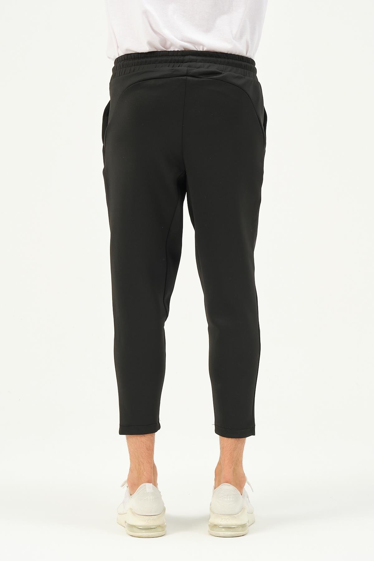 C&City Erkek Düz Paça Bel Detay Eşofman Altı 855 Siyah