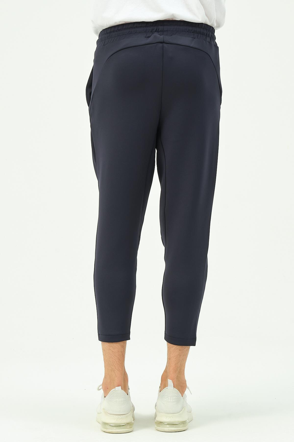 C&City Erkek Düz Paça Bel Detay Eşofman Altı 855 Lacivert