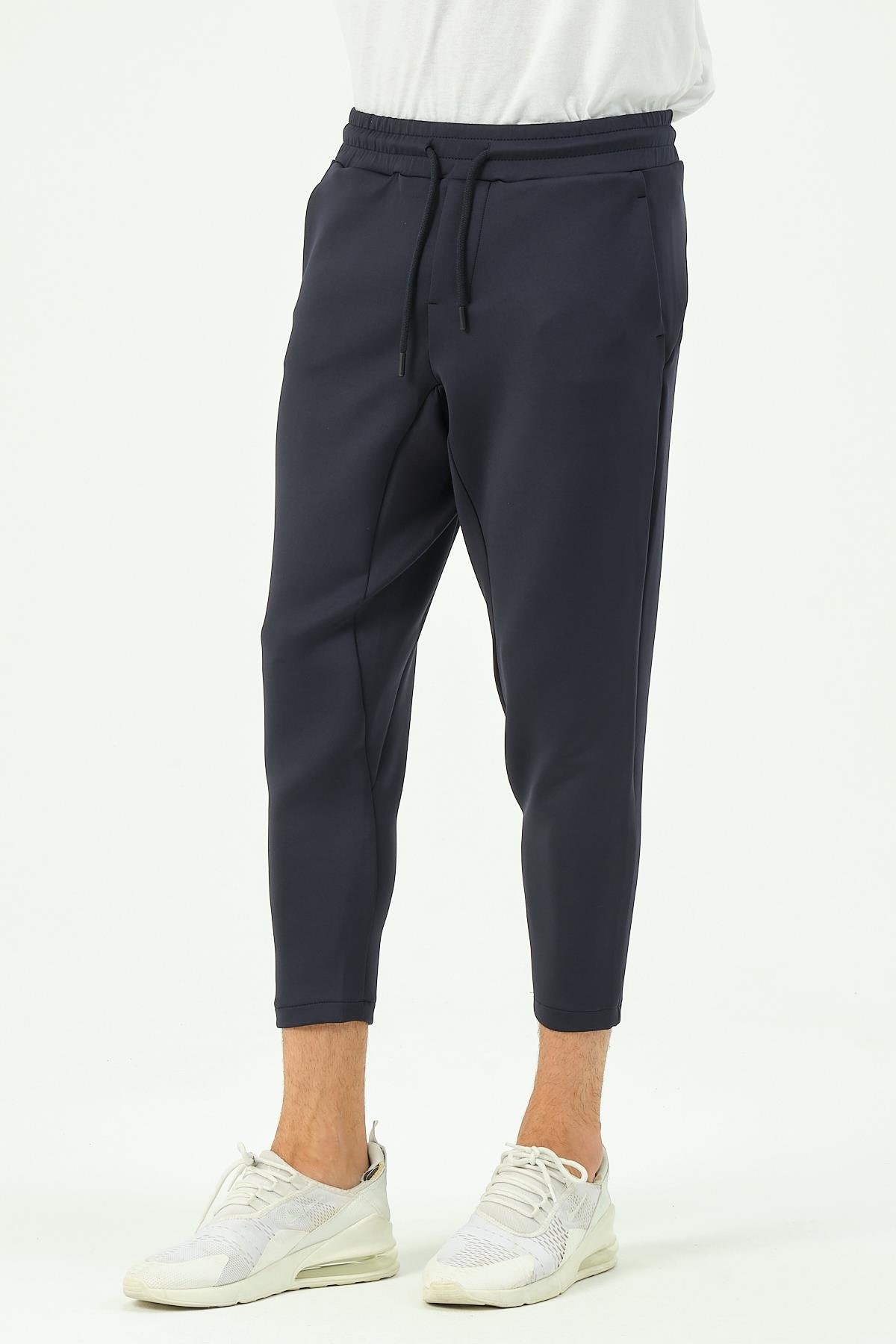 C&City Erkek Düz Paça Bel Detay Eşofman Altı 855 Lacivert