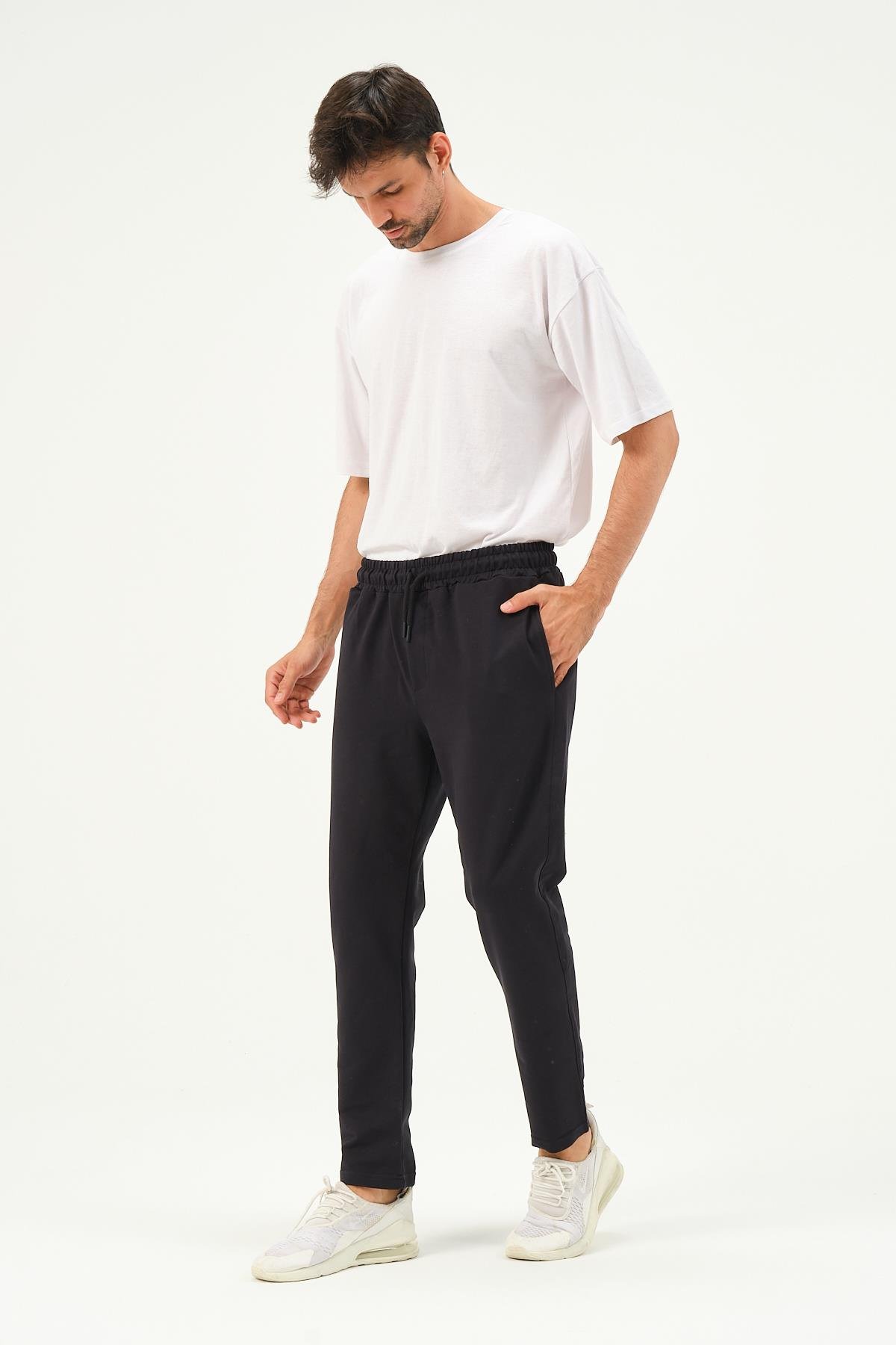 C&City Erkek Düz Paça Yandan Cepli Eşofman Altı 780 Lacivert