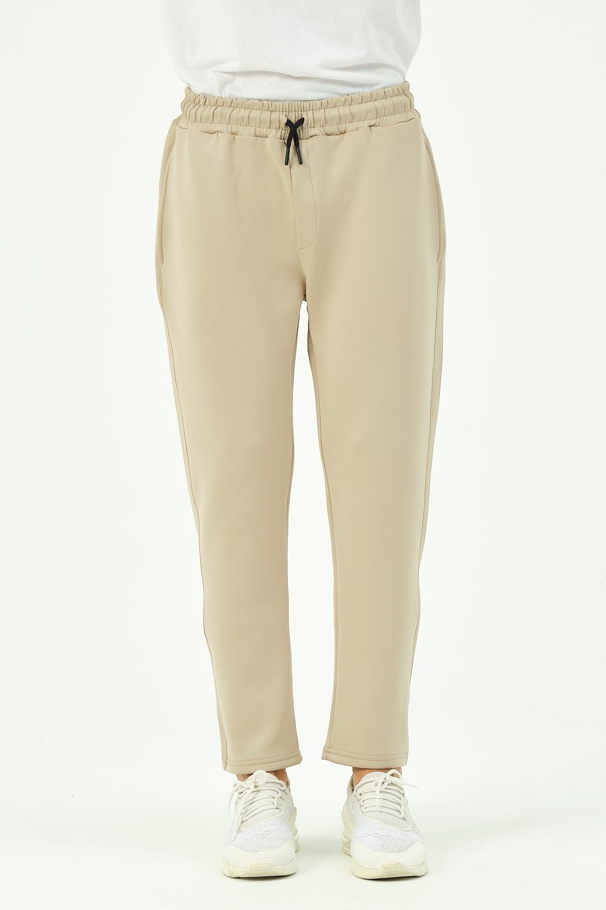 C&City Erkek Düz Paça Yandan Cepli Eşofman Altı 852 Taş