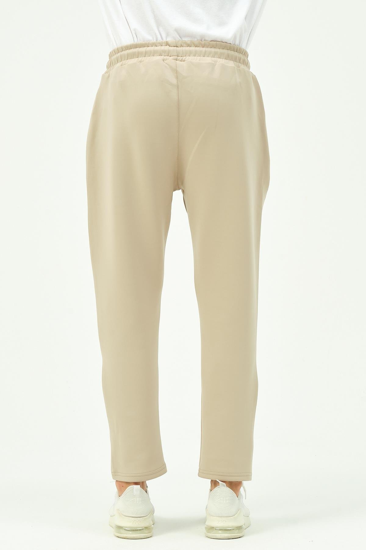 C&City Erkek Düz Paça Yandan Cepli Eşofman Altı 852 Taş