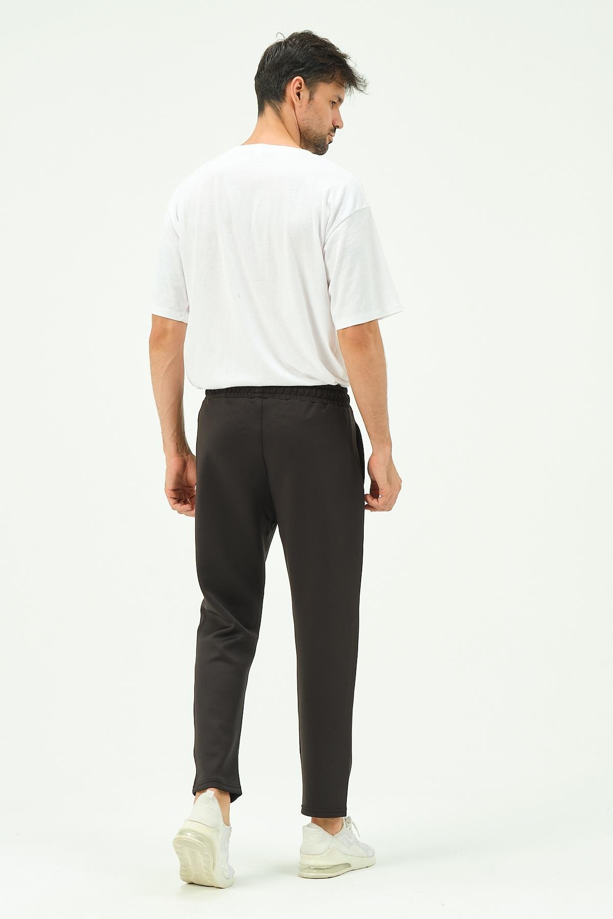 C&City Erkek Düz Paça Yandan Cepli Eşofman Altı 852 Siyah