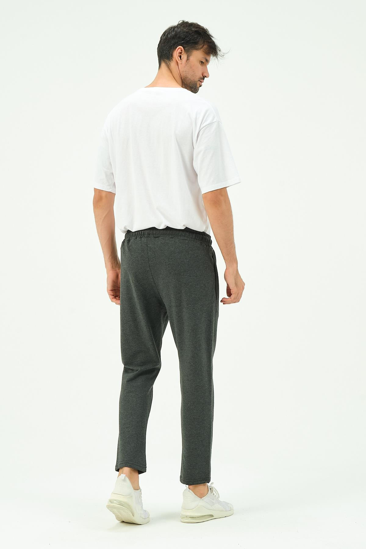 C&City Erkek Düz Paça Yandan Cepli Eşofman Altı 780 Antrasit